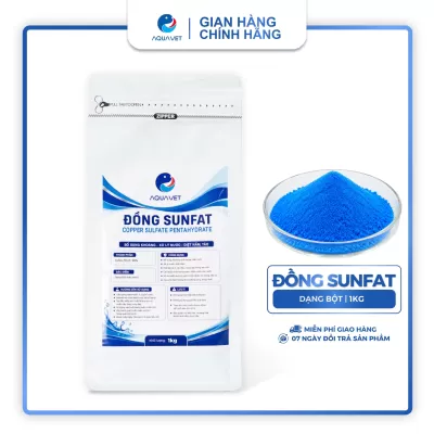 Đồng Sunfat CuSO4 - Phèn Xanh Diệt Nấm